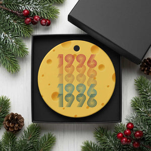 30th Birthday Ceramic Ornament Vintage 1996 Retro 30 Years Old Birthday TS11 1pc Yellow Cheese Print Your Wear