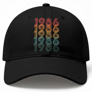 40th Birthday Baseball Cap Vintage 1986 Retro 40 Years Old Birthday TS11 Print Your Wear