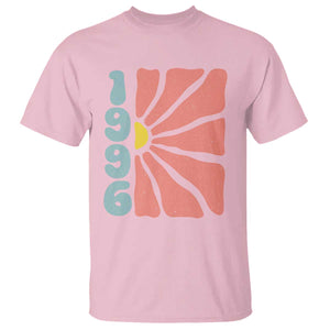 30th Birthday T Shirt Vintage 1996 Boho Flowers 30 Years Old Birthday TS11 Light Pink Print Your Wear