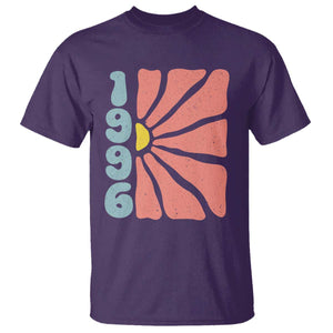 30th Birthday T Shirt Vintage 1996 Boho Flowers 30 Years Old Birthday TS11 Purple Print Your Wear