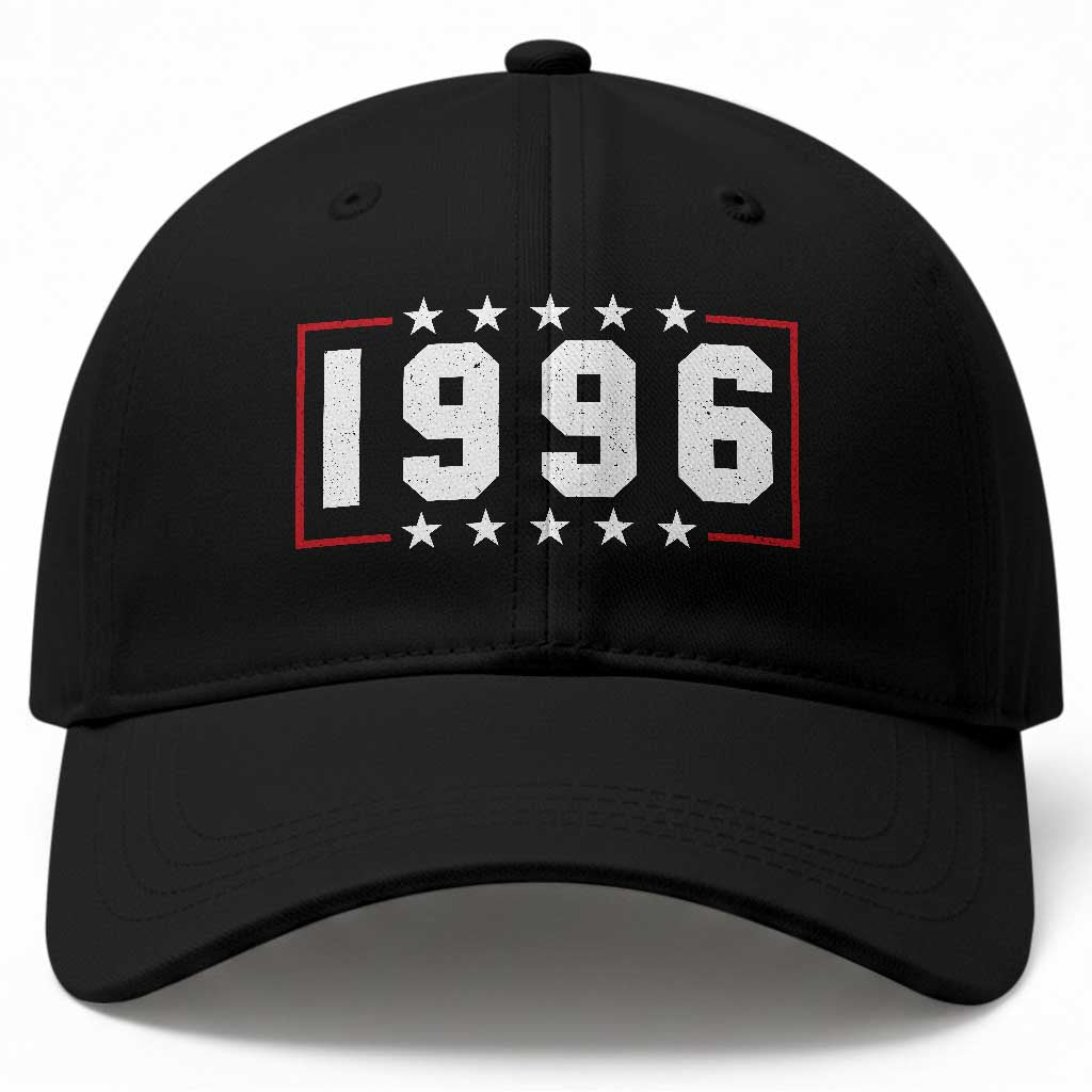 30th Birthday Baseball Cap Vintage 1996 30 Years Old Birthday Stars And Stripes TS11 Print Your Wear