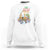 Wild About Learning Sweatshirt Back To School Zoo Animals Student Rainbow TS11 White Print Your Wear