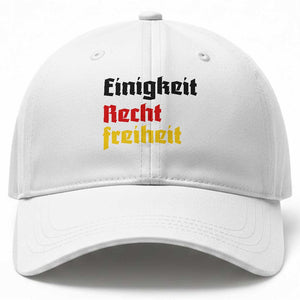 German Heritage Baseball Cap Einigkeit Recht Freiheit Germany Flag TS11 Print Your Wear