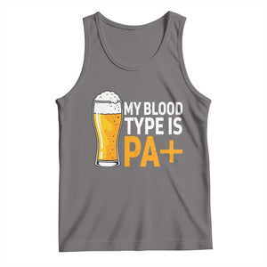 Funny My Blood Type Is IPA Tank Top IPA Beer Drinking TS11 Deep Heather Print Your Wear