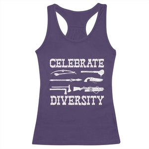 Native American Weapon Celebrate Diversity Racerback Tank Top Indigenous Pride TS11 Purple Print Your Wear