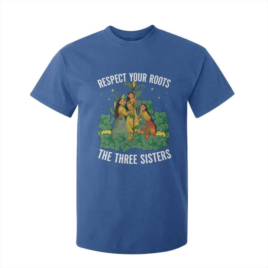 Three Sisters Respect Your Roots T Shirt For Kid Native American Heritage History Month TS11 Royal Blue Print Your Wear