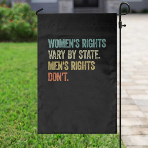 Women's Rights Vary By State Men Rights Don't Feminist Retro Garden Flag TS11 Print Your Wear