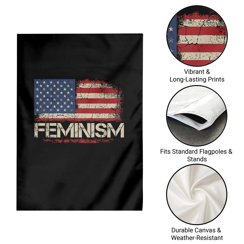 Feminism Feminist American Flag Garden Flag Patriotic Womens Rights TS11 Print Your Wear