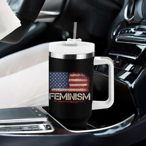 Feminism Feminist American Flag Tumbler With Handle Patriotic Womens Rights TS11 Print Your Wear