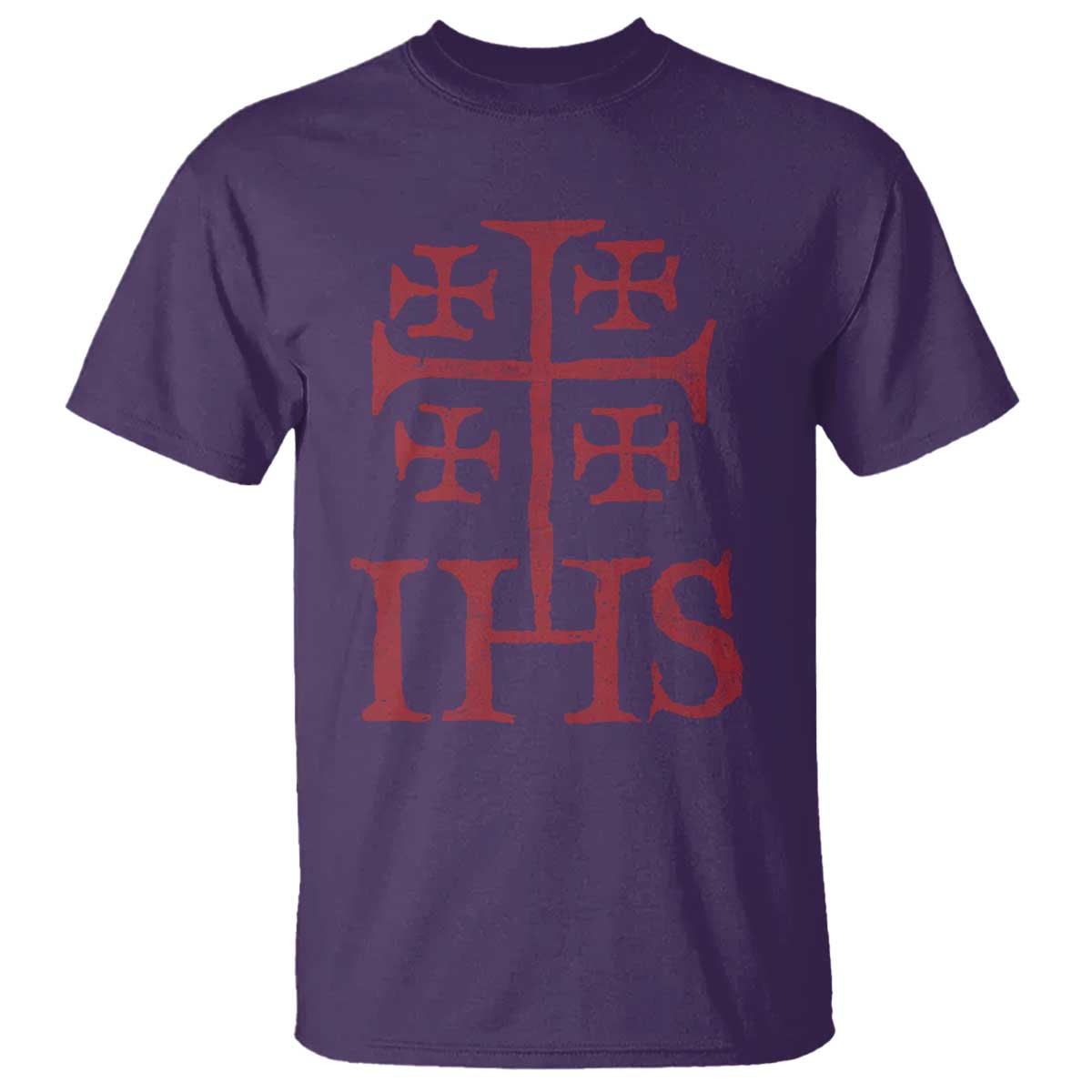 IHS Jerusalem Cross Medieval Crusaders Funny Knights Templar T Shirt