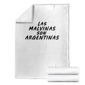 Las Malvinas Son Argentinas Throw Blanket Political Statement TS11 White Print Your Wear