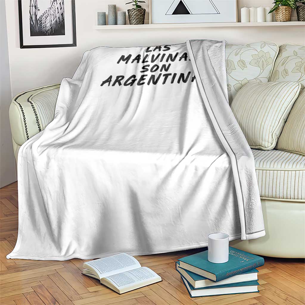 Las Malvinas Son Argentinas Throw Blanket Political Statement TS11 Print Your Wear