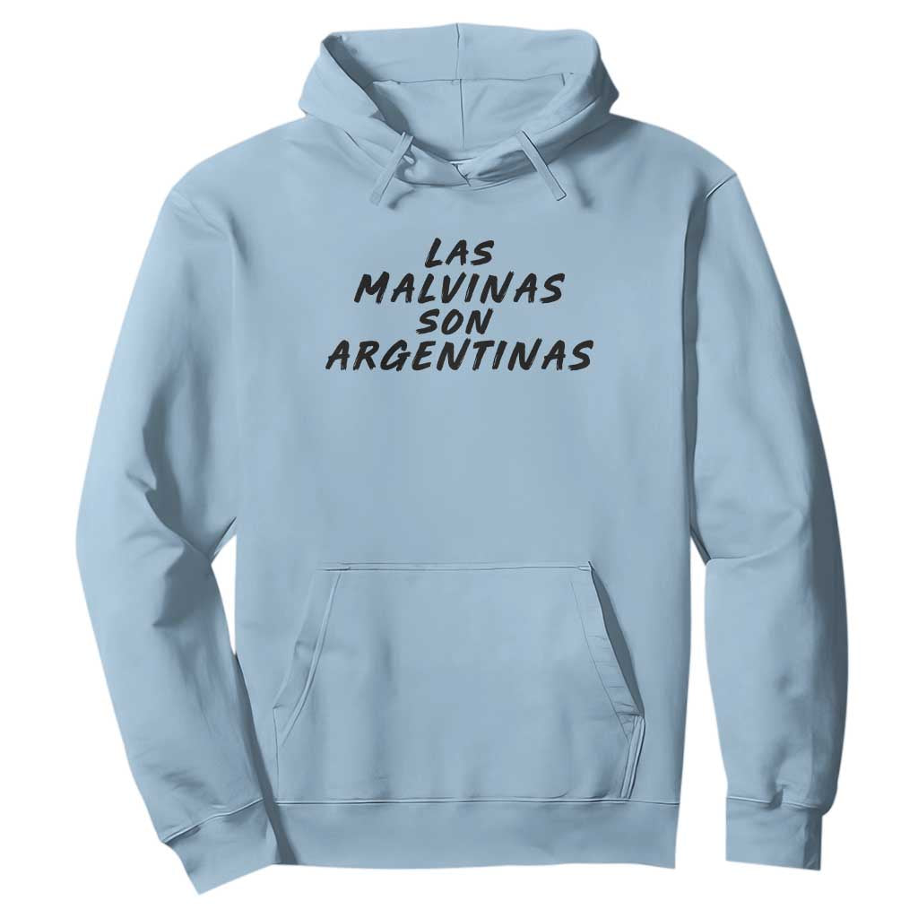 Las Malvinas Son Argentinas Hoodie Political Statement TS11 Light Blue Print Your Wear