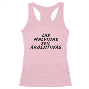 Las Malvinas Son Argentinas Racerback Tank Top Political Statement TS11 Light Pink Print Your Wear