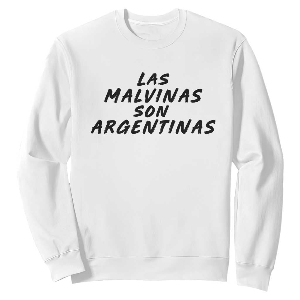 Las Malvinas Son Argentinas Sweatshirt Political Statement TS11 White Print Your Wear