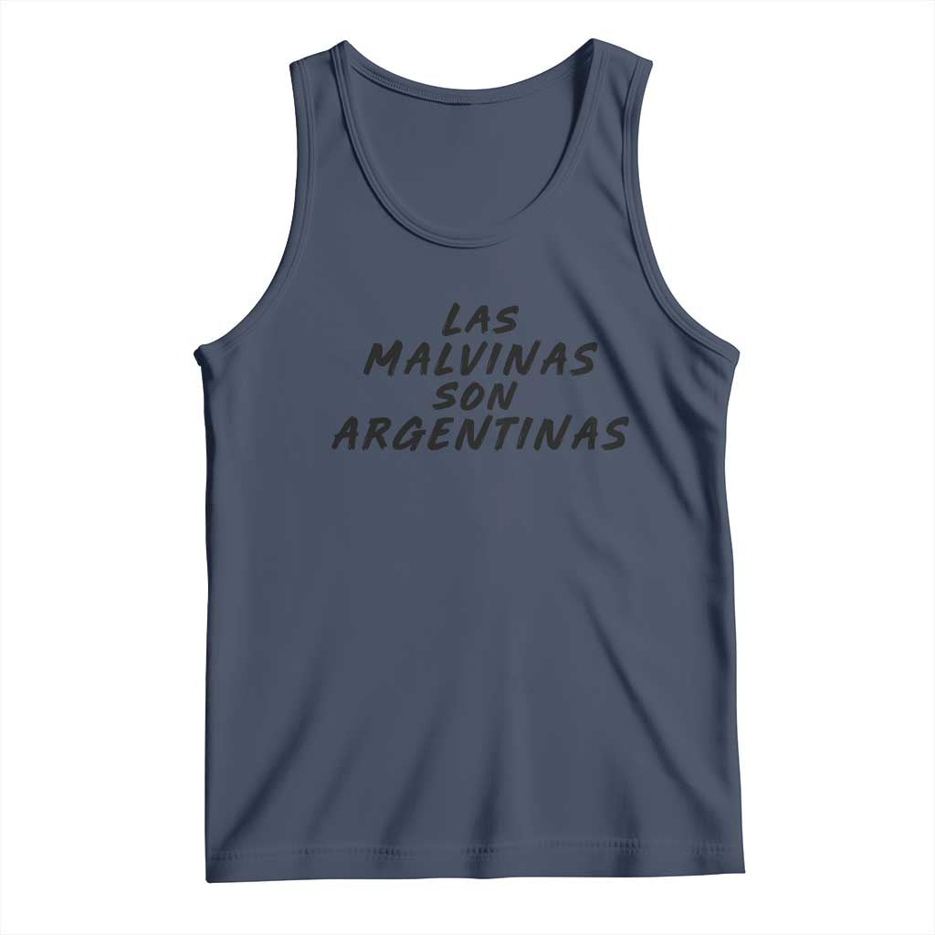 Las Malvinas Son Argentinas Tank Top Political Statement TS11 Navy Print Your Wear