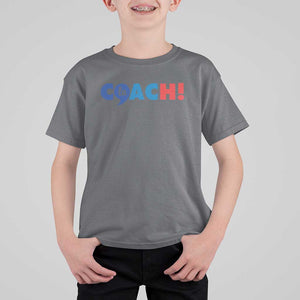 Funny Harris Walz Supporter T Shirt For Kid Kamala And The Coach Comma La 2024 TS11 Charcoal Print Your Wear