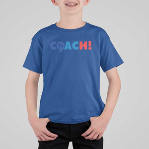 Funny Harris Walz Supporter T Shirt For Kid Kamala And The Coach Comma La 2024 TS11 Royal Blue Print Your Wear