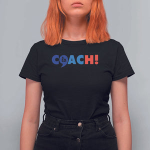 Funny Harris Walz Supporter T Shirt For Women Kamala And The Coach Comma La 2024 TS11 Black Print Your Wear