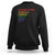 Harris Walz Supporter Sweatshirt Prosecutor Kamala Coach Walz 2024 Star LGBT Rainbow Flag TS11 Black Print Your Wear