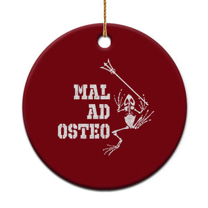 US Navy Military Frogmen Ceramic Ornament Mal Ad Osteo Veteran Frog Skeleton
