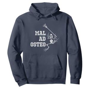 US Navy Military Frogmen Hoodie Mal Ad Osteo Veteran Frog Skeleton