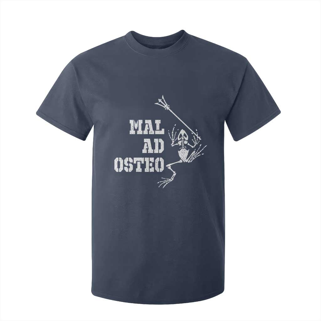 US Navy Military Frogmen T Shirt For Kid Mal Ad Osteo Veteran Frog Skeleton