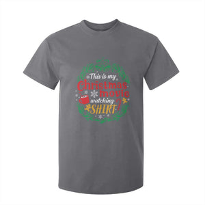 This Is My Christmas Movie Watching Shirt T Shirt For Kid Gingerbread Cocoa TS11 Charcoal Print Your Wear