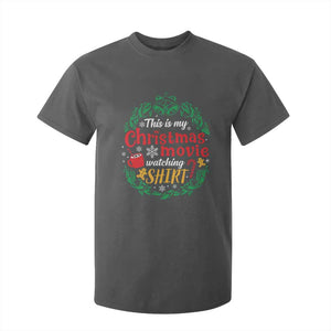 This Is My Christmas Movie Watching Shirt T Shirt For Kid Gingerbread Cocoa TS11 Dark Heather Print Your Wear