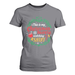 This Is My Christmas Movie Watching Shirt T Shirt For Women Gingerbread Cocoa TS11 Charcoal Print Your Wear