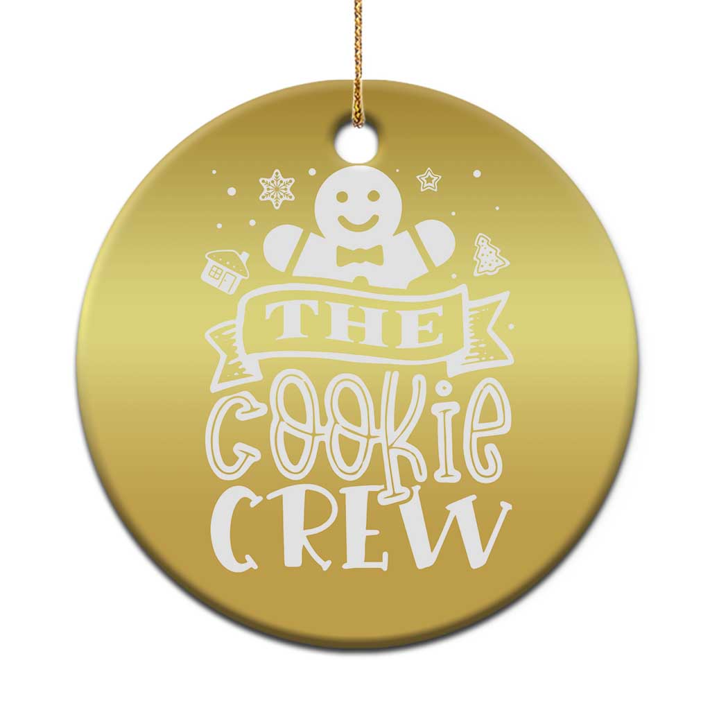 Funny The Cookie Crew Christmas Ornament Christmas Baking Team Gingerbread TS11 Print Your Wear