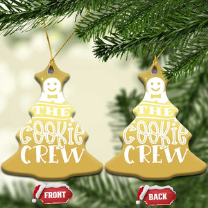 Funny The Cookie Crew Christmas Ornament Christmas Baking Team Gingerbread TS11 Christmas Tree Gold Print Your Wear