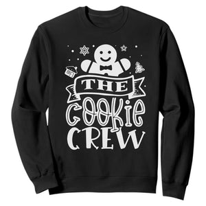 Funny The Cookie Crew Sweatshirt Christmas Baking Team Gingerbread TS11 Black Print Your Wear