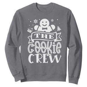 Funny The Cookie Crew Sweatshirt Christmas Baking Team Gingerbread TS11 Charcoal Print Your Wear