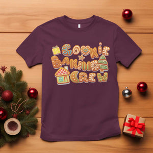 Funny Christmas Baking T Shirt Cookie Baking Crew Family Matching TS11 Maroon Print Your Wear