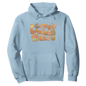 Funny Christmas Baking Hoodie Cookie Baking Crew Family Matching TS11 Light Blue Print Your Wear
