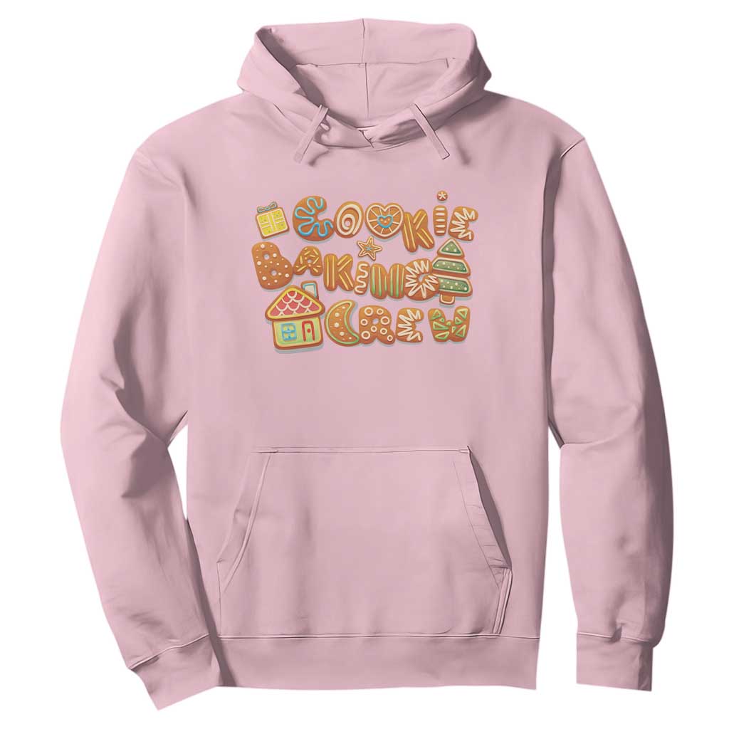 Funny Christmas Baking Hoodie Cookie Baking Crew Family Matching TS11 Light Pink Print Your Wear