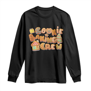 Funny Christmas Baking Long Sleeve Shirt Cookie Baking Crew Family Matching TS11 Black Print Your Wear