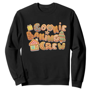 Funny Christmas Baking Sweatshirt Cookie Baking Crew Family Matching TS11 Black Print Your Wear