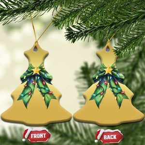 Funny Christmas Coquette Christmas Ornament Green Xmas Tree Bow TS11 Christmas Tree Gold Print Your Wear