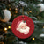 Xmas Coquette Pink Santa Bow Christmas Ornament TS11 Print Your Wear