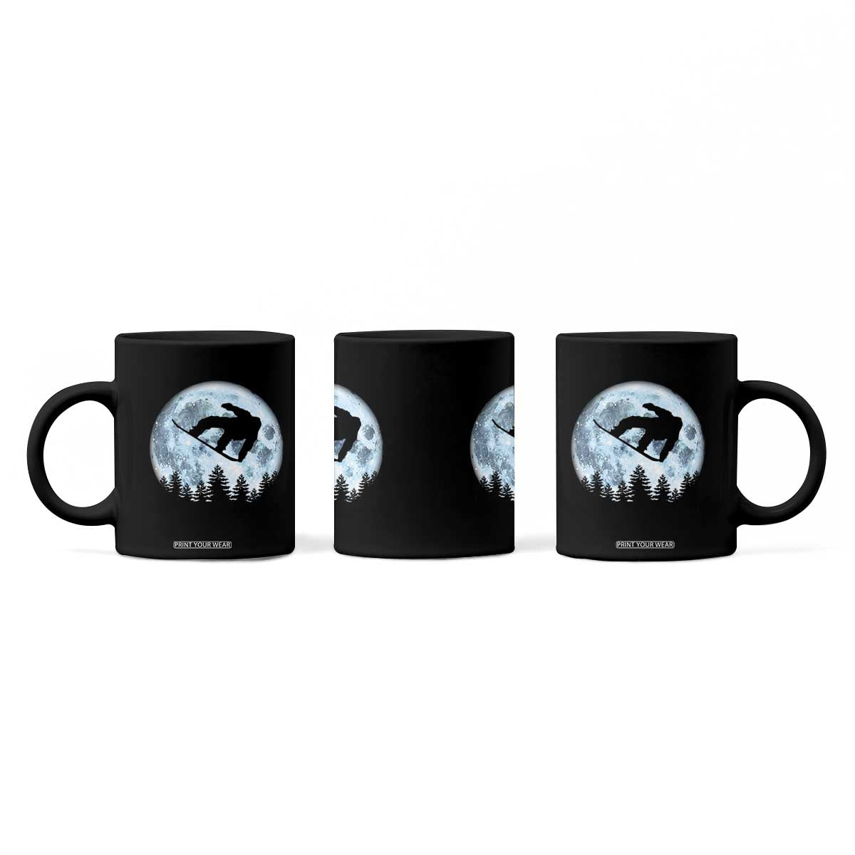 Snowboard Moon Snowboarding Winter Sports Coffee Mug TS11 Print Your Wear