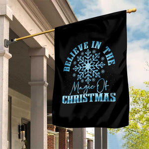 Believe In The Magic Of Christmas Garden Flag Xmas Snowflake TS11 Print Your Wear
