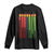 The 7 Principles Of Kwanzaa Long Sleeve Shirt Kinara Candles African Heritage TS11 Black Print Your Wear