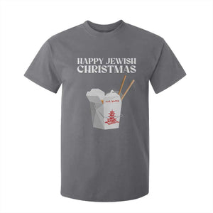 Happy Jewish Christmas T Shirt For Kid Chinese Noodle Asian Take Out TS11 Charcoal Print Your Wear