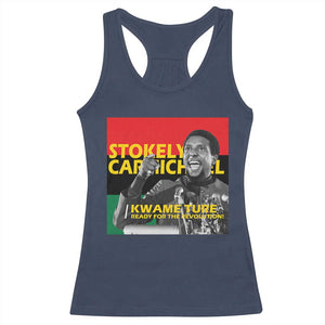 Stokely Carmichael Quote Racerback Tank Top Ready For The Revolution Black History Month TS11 Navy Print Your Wear