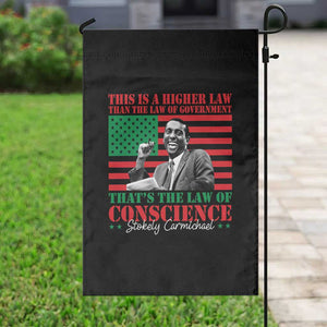 Stokely Carmichael Garden Flag That's The Law Of Conscience American Flag TS11 Print Your Wear