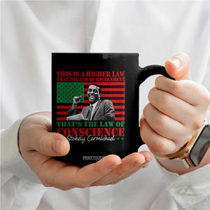 Stokely Carmichael Coffee Mug That's The Law Of Conscience American Flag TS11 Print Your Wear