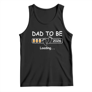 Funny Dad To Be 2026 Loading Tank Top New Dad Beer Lover TS11 Black Print Your Wear