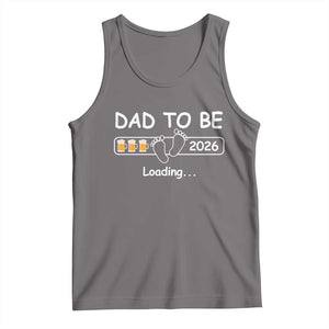 Funny Dad To Be 2026 Loading Tank Top New Dad Beer Lover TS11 Deep Heather Print Your Wear